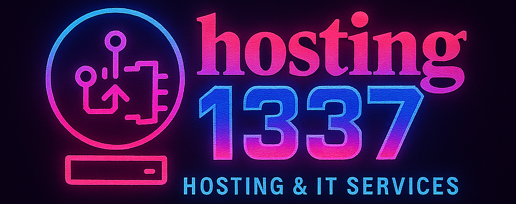 Hosting1337 Logo - Professional hosting and cloud services provider